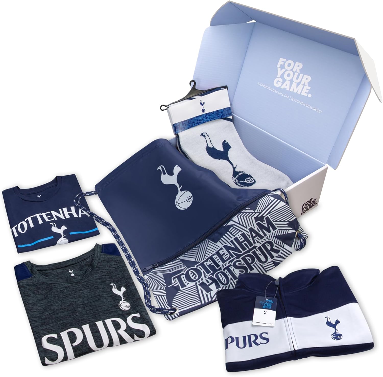 Icon Sports Pro League Ultimate Fan Pack – Officially Licensed 5-Piece Soccer Merch - Shirt, Jersey, Jacket, Scarf, Bag - Image 7