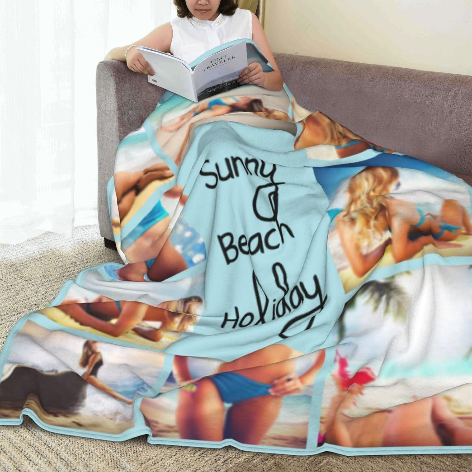 I Love You Gifts for Couples Custom Blanket for Mother's Day, Custom Birthday Gifts for Him Her Wife Husband Girlfriend Boyfriend, Custom Baby Blanket with Photo, 9 Photos, 60"x80"