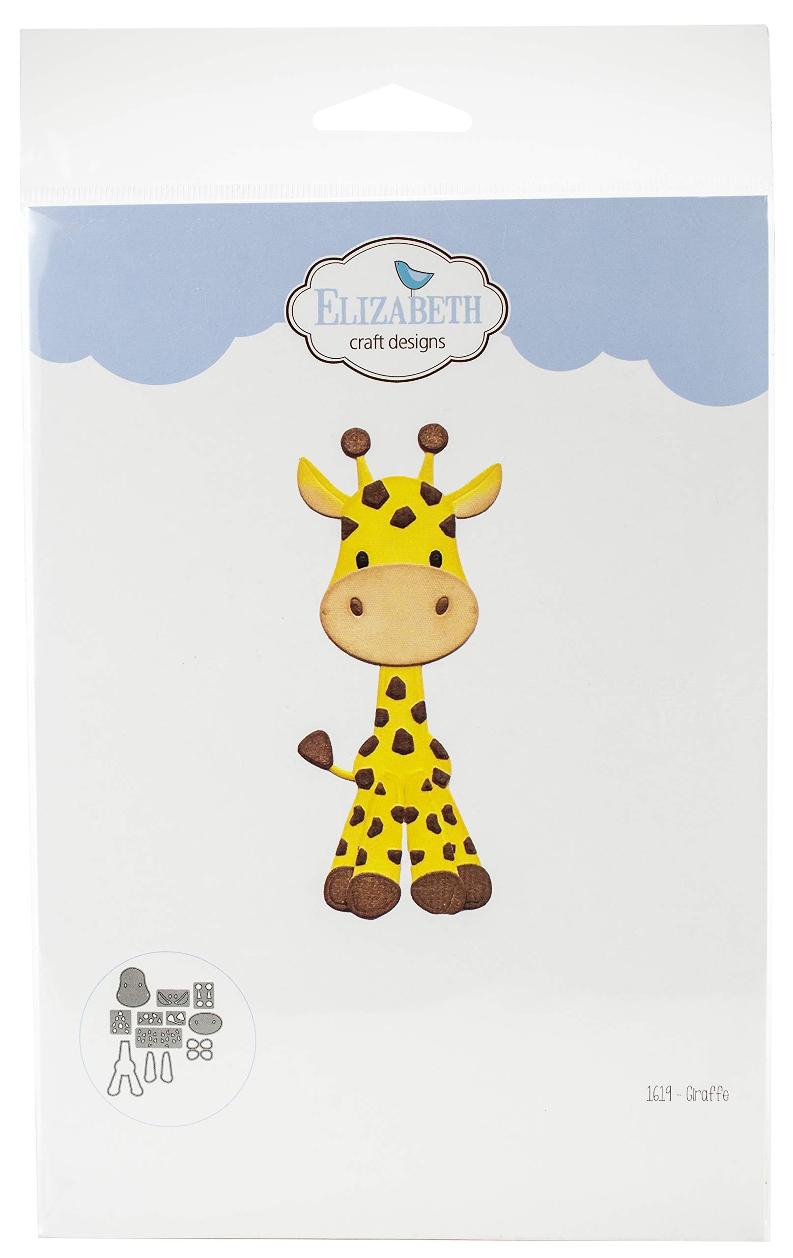 Elizabeth Craft Metal Die-Giraffe 1.4"X3.8"