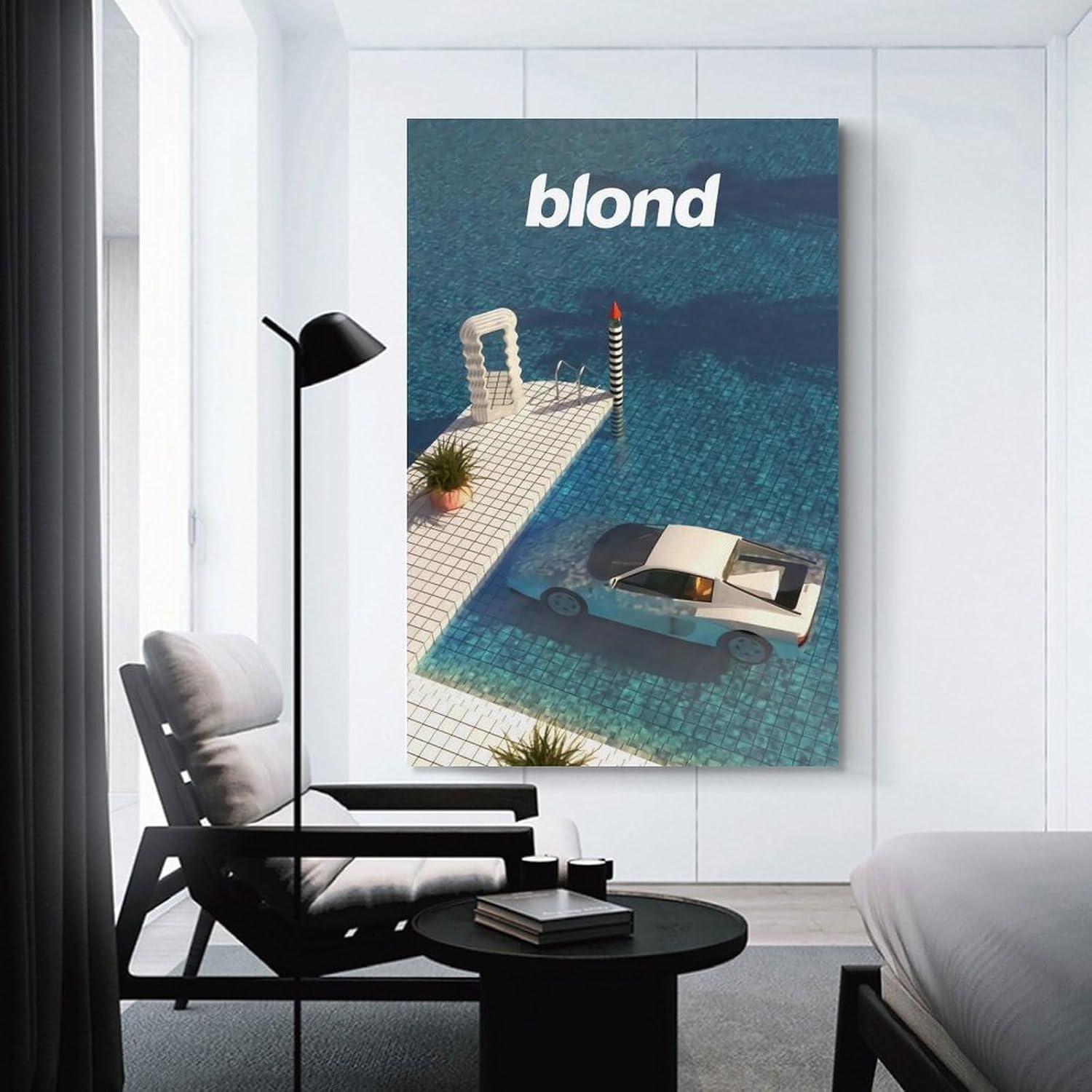 KJV Frank Ocean Blond Rap Music Star Rapper Art Poster Poster Art Decor Painting Aesthetic Wall Art Canvas for Bedroom Decor (Unframe-style 2, 16x24inch(40x60cm)) image 3