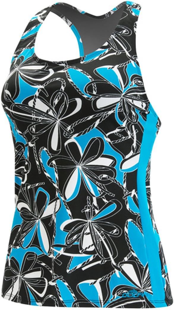 Dolfin Aquashape Knotty Flowers Racerback Tankini Top Female