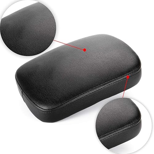 Miniatura 2 de LKV Asiento de pessenger de motocicleta de 10.63  - Cojín trasero de cuero con 8 ventosas de asiento de motocicleta para Harley Dyna Sportster