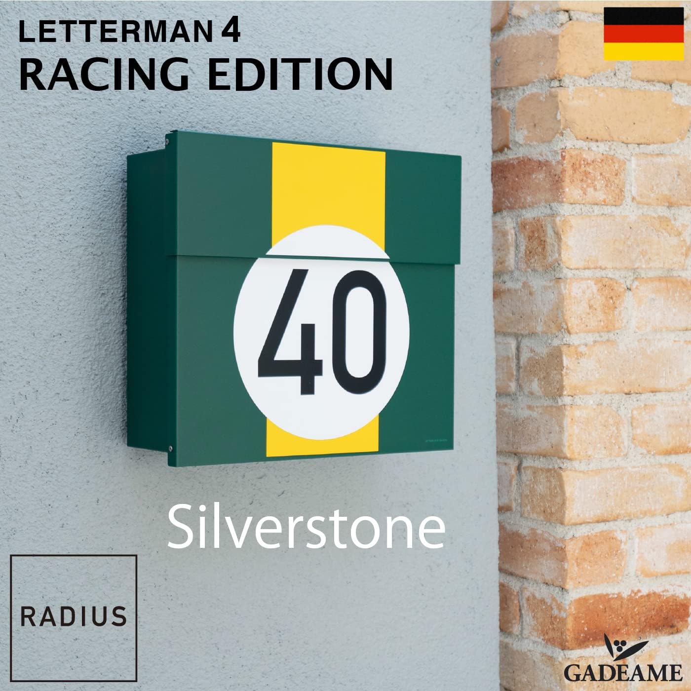 郵便ポスト レターマン4 レーシングエディション シルバーストン