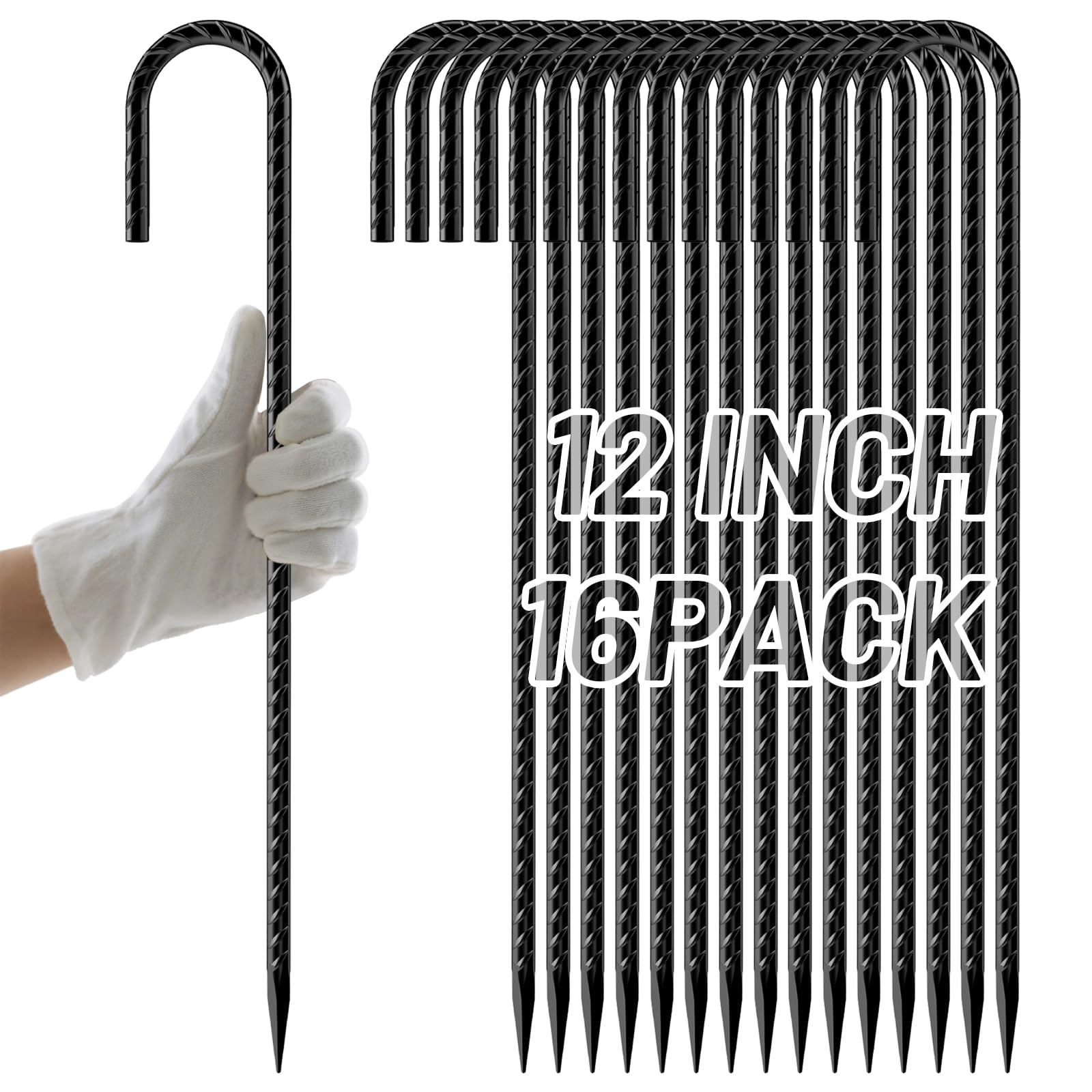 AAGUT Rebar Stakes 12 Inch