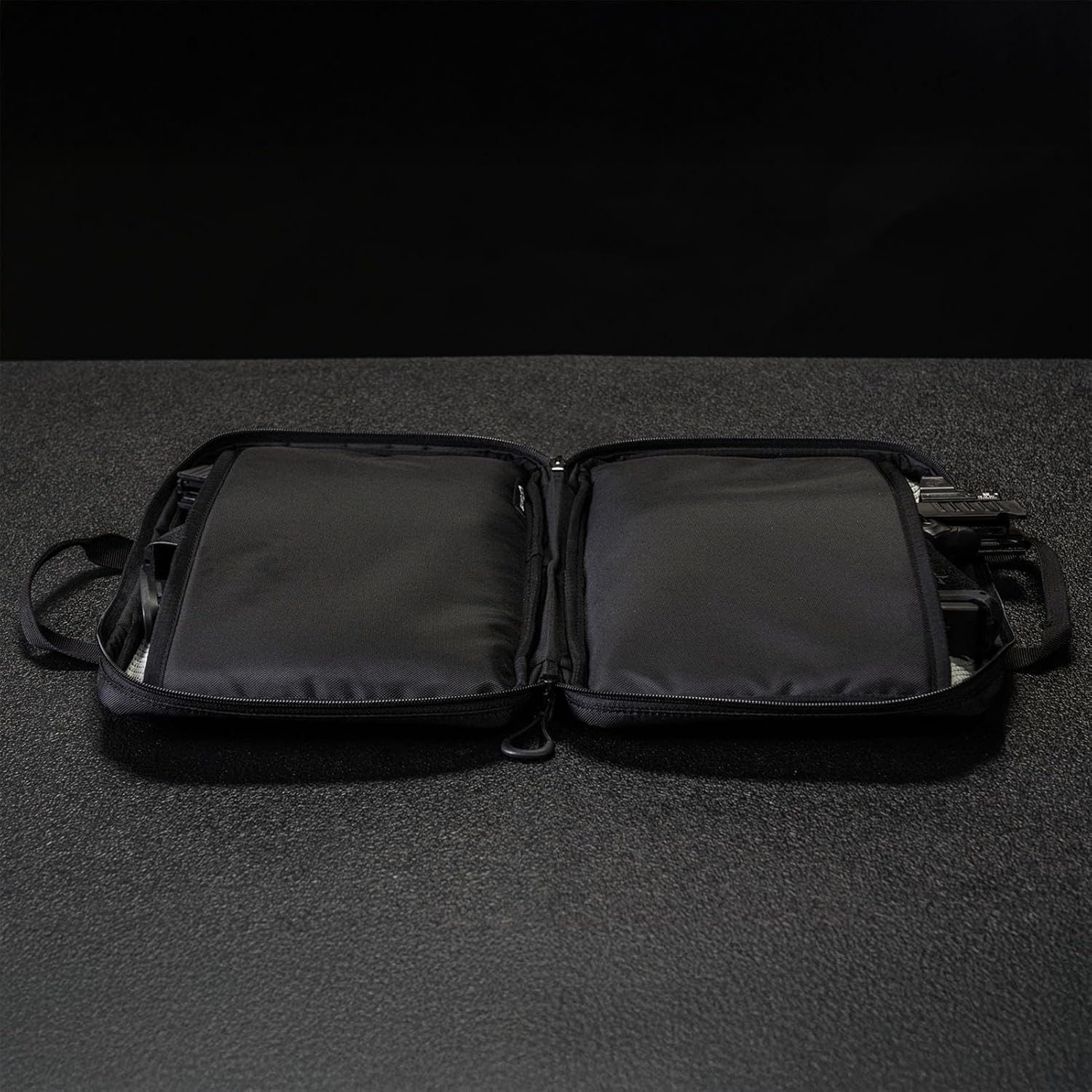 GRITR Handgun Sleeve – Tactical Soft Gun Case with ID Patch & Lockable Zippers – Compact Gun Pouch for Handguns and Ammo, Perfect for Gun Storage & Transport