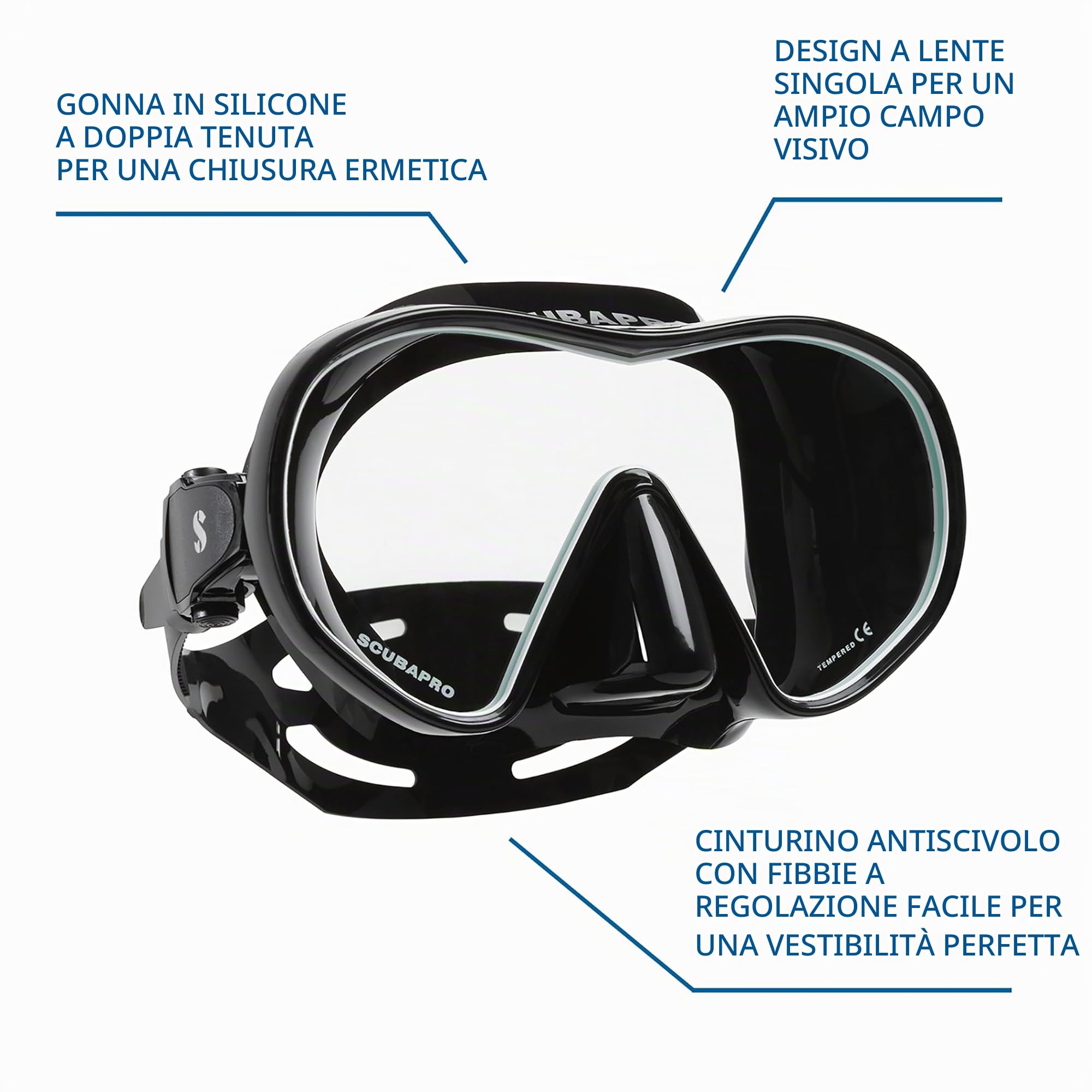 Scubapro - Maschera da immersione Solo