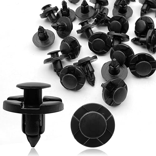 20 clips de retención de guardabarros de 0.315 pulgadas compatibles con Nissan Infiniti 01553-09321 Mitsubishi MR328954 Chrysler Dodge MR328954