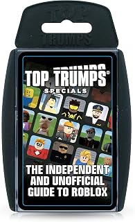 Top Trumps The Independent and Unofficial Guide to Roblox Special Card Games, 30 of the biggest games including Sharkbite, Jailbreak and Brookhaven, Gamer Gift and Toy for Boys and Girls Ages 6 plus