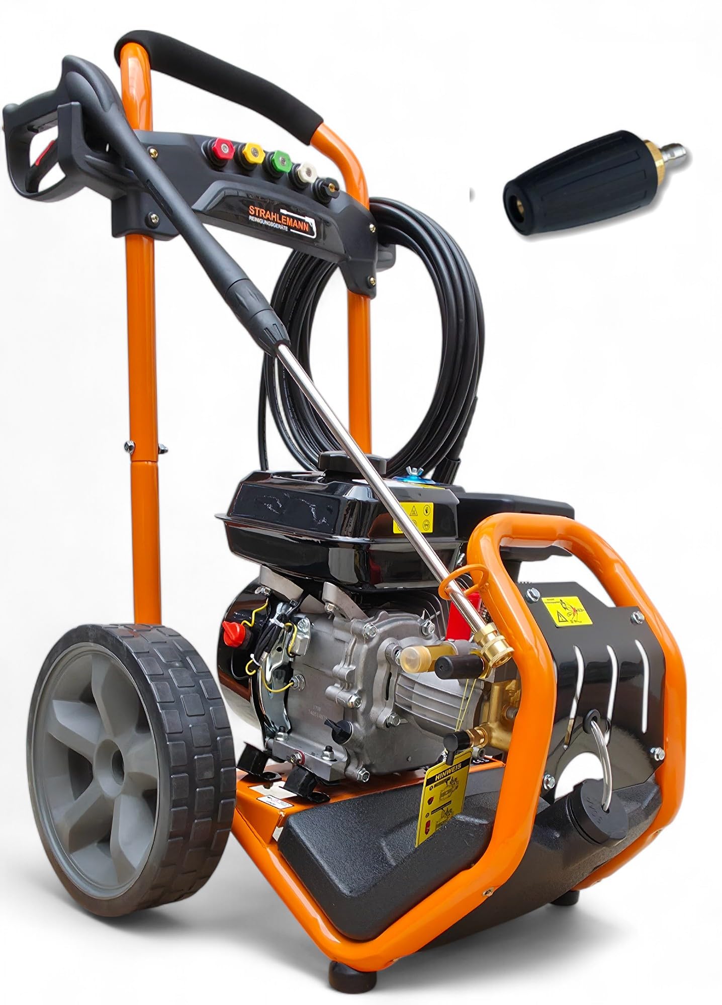 Strahlemann Limpiador de alta presión 7 CV, limpiador de superficies máx. 220 bar + fresa sucia