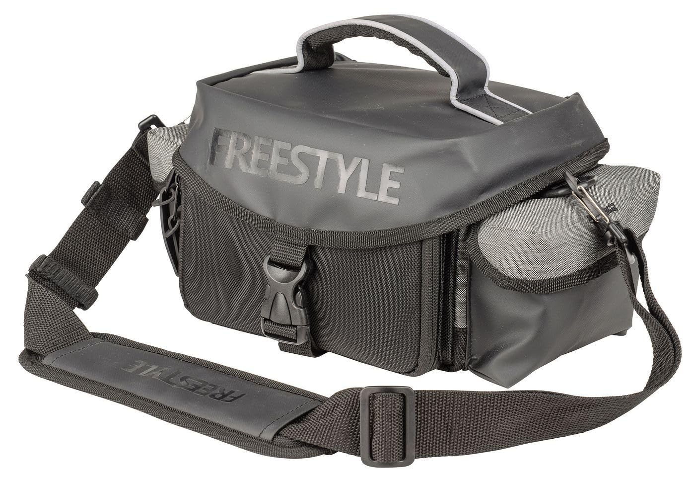 SPRO Freestyle Side Bag 20 x 17 x 13 cm – sztuczna torba na woblery, gumowe ryby i jigi, torba wędkarska, torba na przynęty, torba na sprzęt