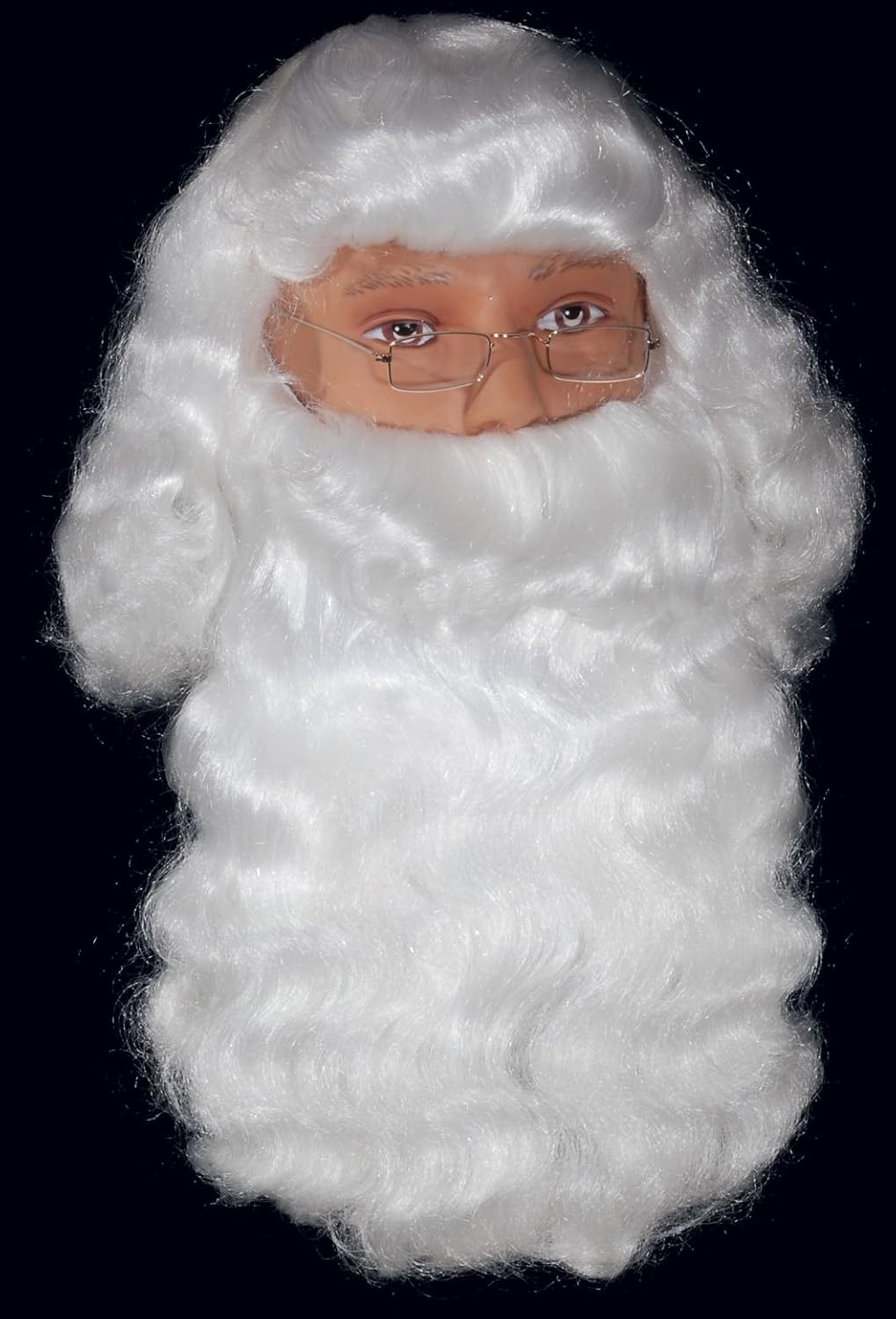 Loftus Perfect Santa Claus Costume Christmas Wig & Beard Set, White, One Size image 2