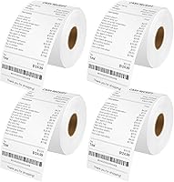 Vista 11 de Repuesto para DYMO 30270 Thermal – Cruxer 2 rollos de papel de recibo blanco no adhesivo de 2-1/4 pulgadas x 249 pies / 2.244 in x 249.3 ft