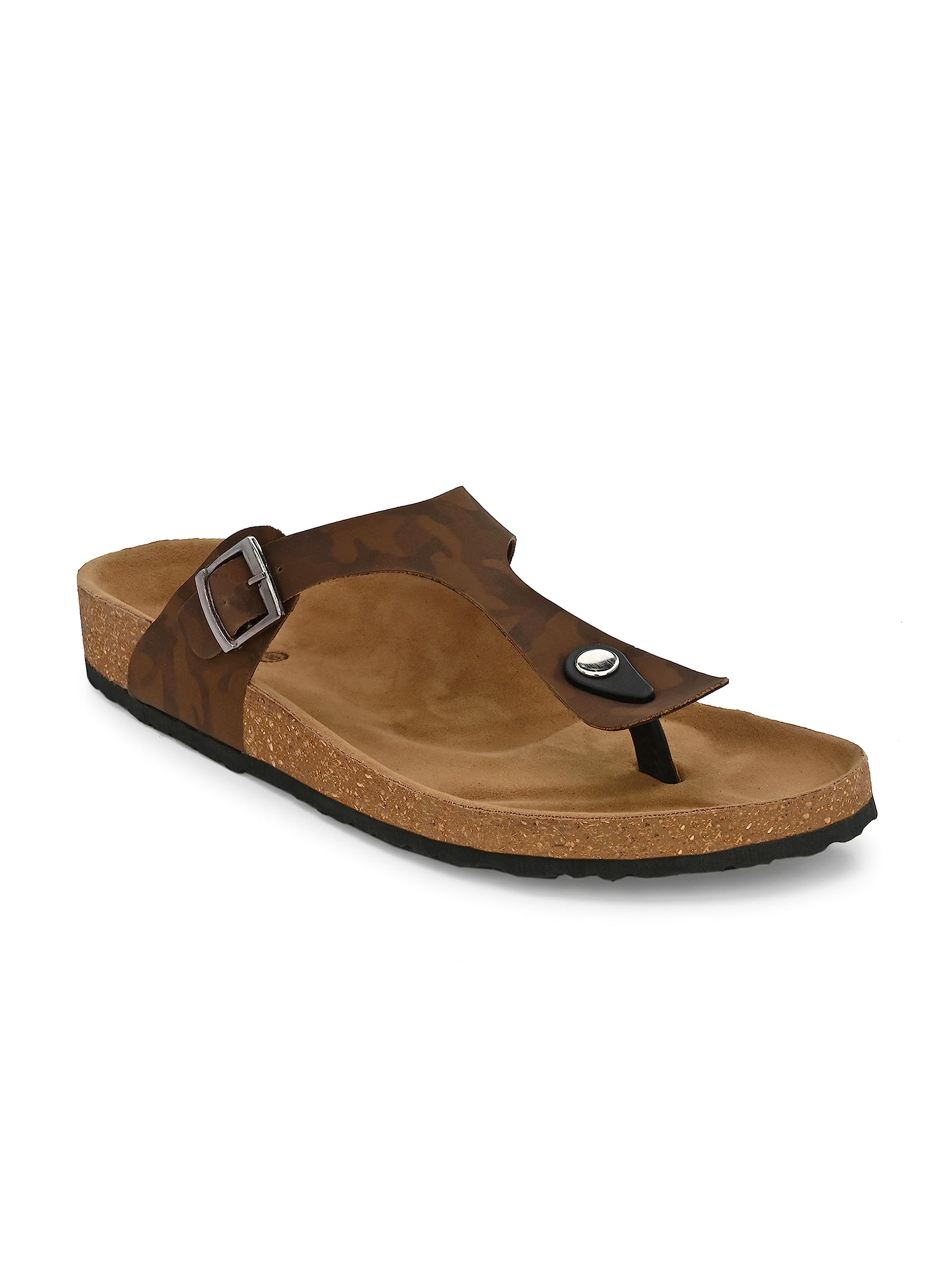 Shences CORK SANDALS FOR MEN TRD6032BROWN_11 (B0C89ZX8J5) Amazon Price History, Amazon Price Tracker