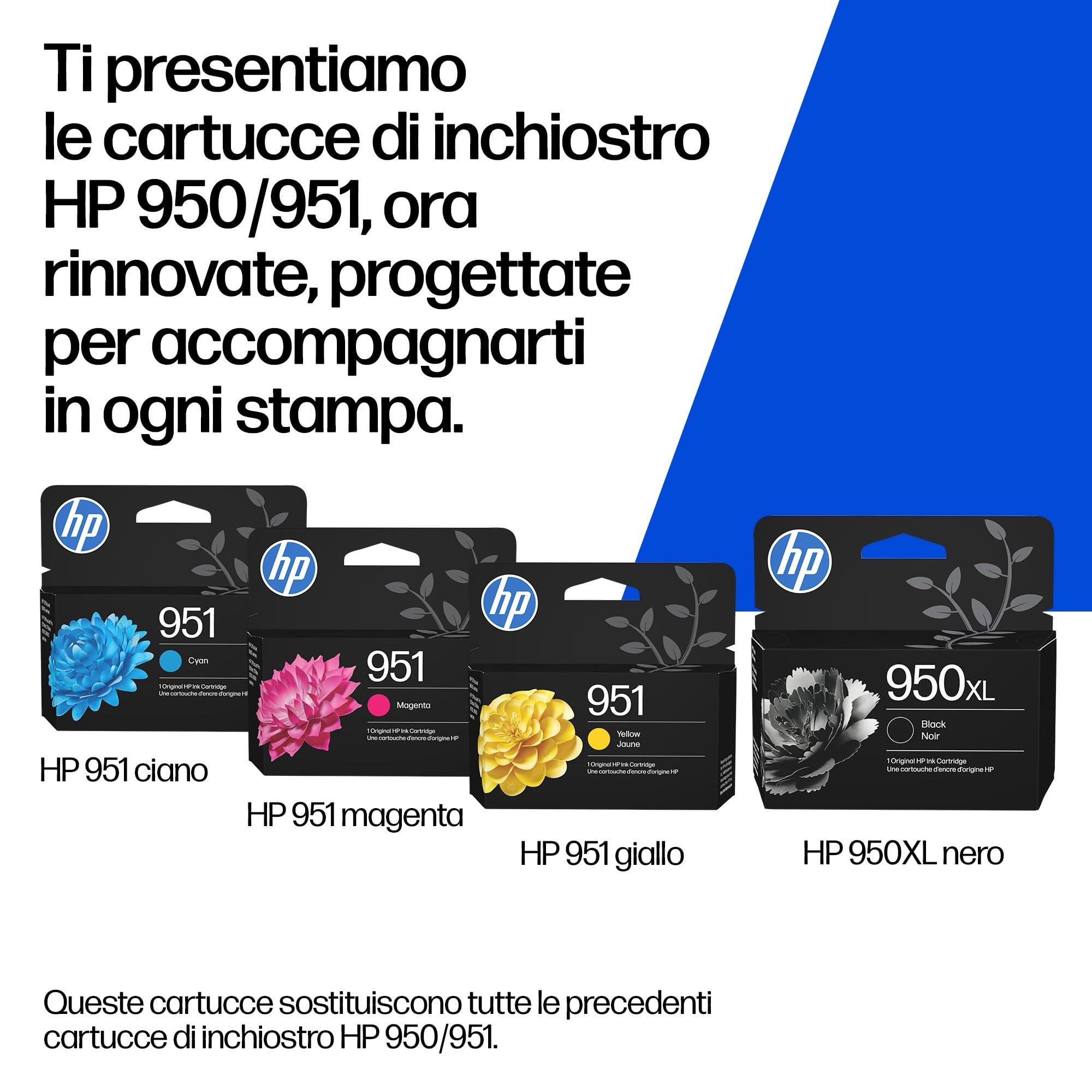 HP 950XL Nero CN045AE, Cartuccia Originale da 1650 Pagine, Ad alta Capacità, Compatibile con Stampanti OfficeJet Pro 251, 276, 8100, 8600, 8610, 8616, 8620, 8640