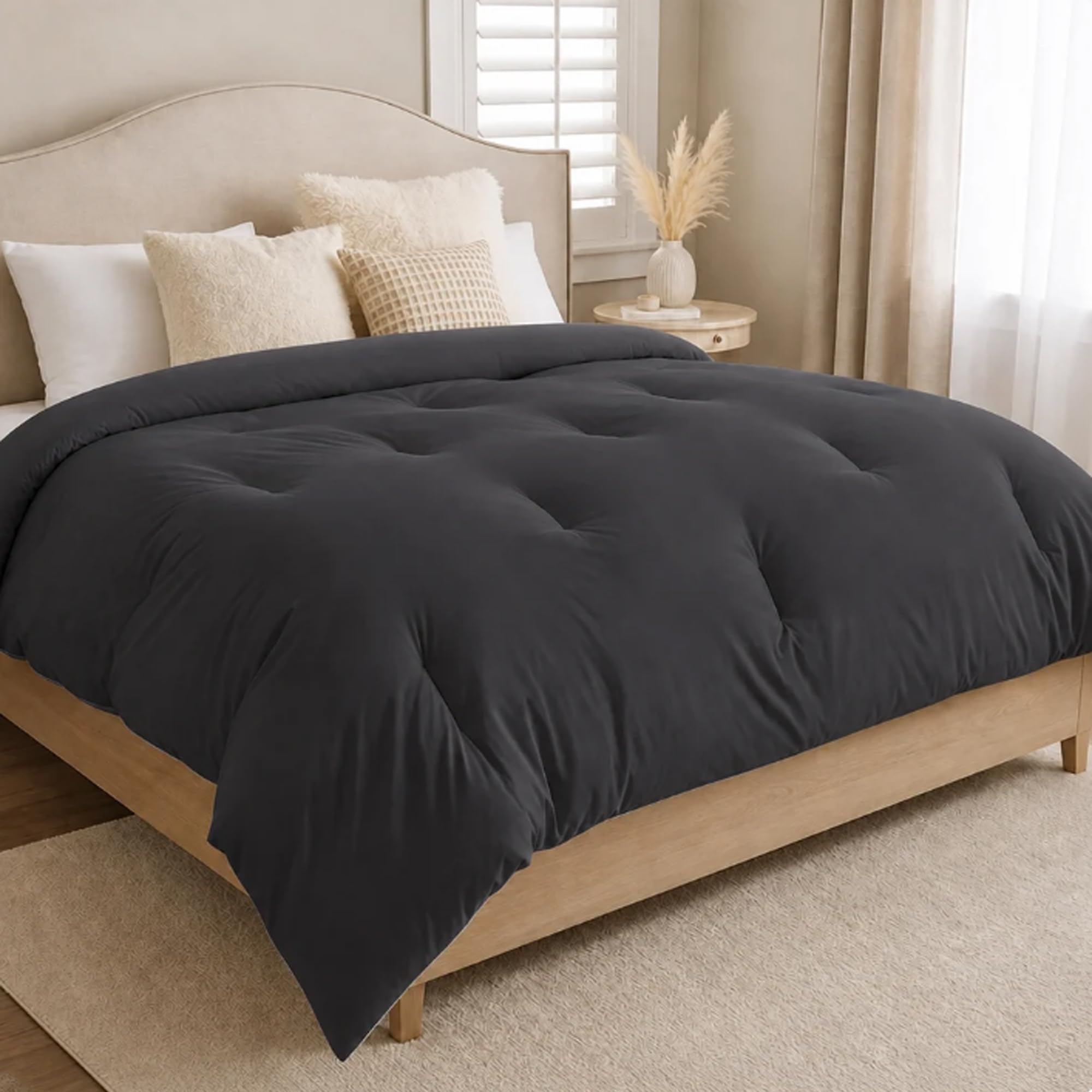 Lullor Marshmallow Comforter, Lullor Cloud Comforter, Year-Round，Grey：Small