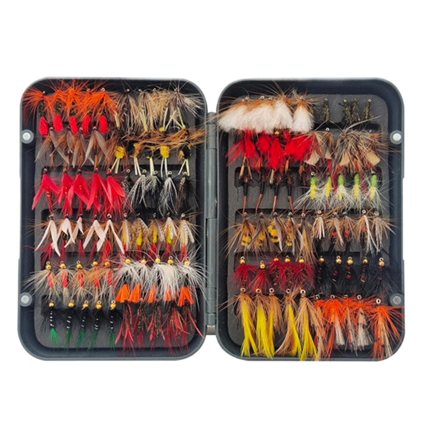 Esche Artificiali Da Pesca Alla Trota Set Di 120 Esche Artificiali | Lure Da Esterno Per Trota, Black Bass, Finocchio In Acque Dolci, Fiumi, Torrenti E Laghi