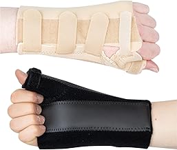 Actesso Orthèse de Poignet et Pouce - Idéale pour Le Traitement des fractures du scaphoïde, des douleurs et lésions du Pouce (L, Noir Droite)