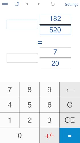 Fraction Calculator 4in1