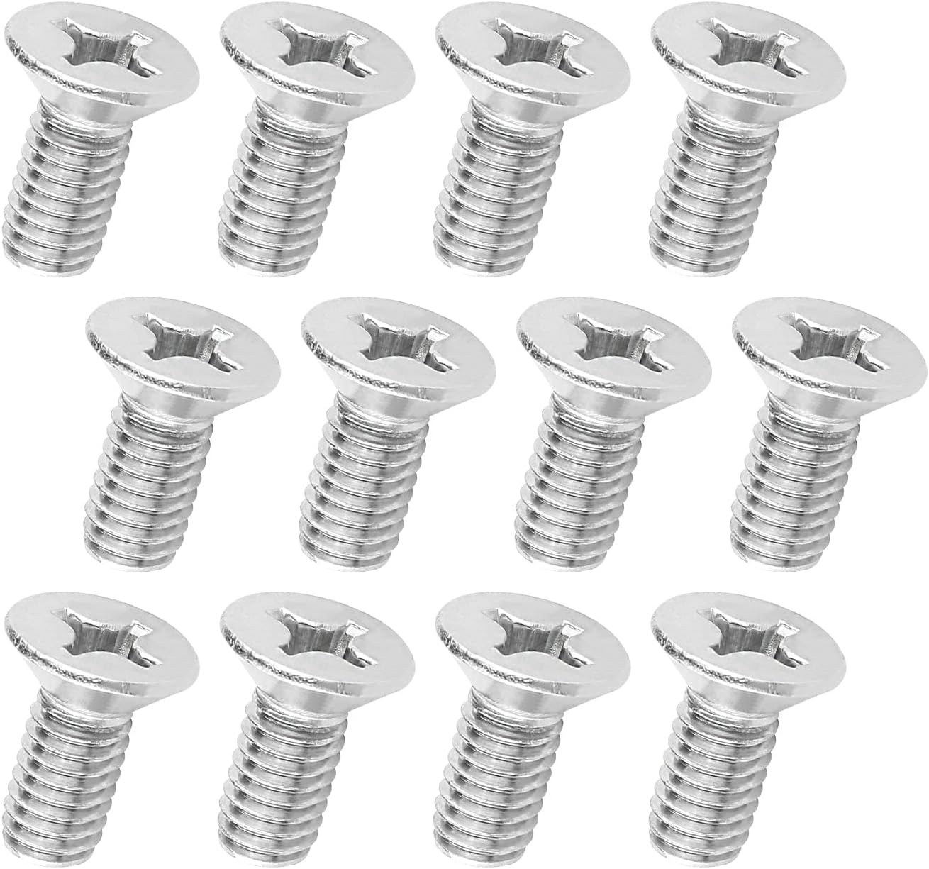 4/8/12PCS Brake Disc Rotor Screws OEM#93600-06014-0H,Automotive Replacement Brake System Parts Compatible with Acura,K3,City,Civic,Accord,Odyssey (12pcs)