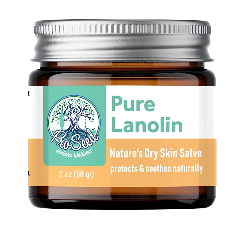GLASS JAR 100 Pure All Natural Anhydrous Lanolin USP US