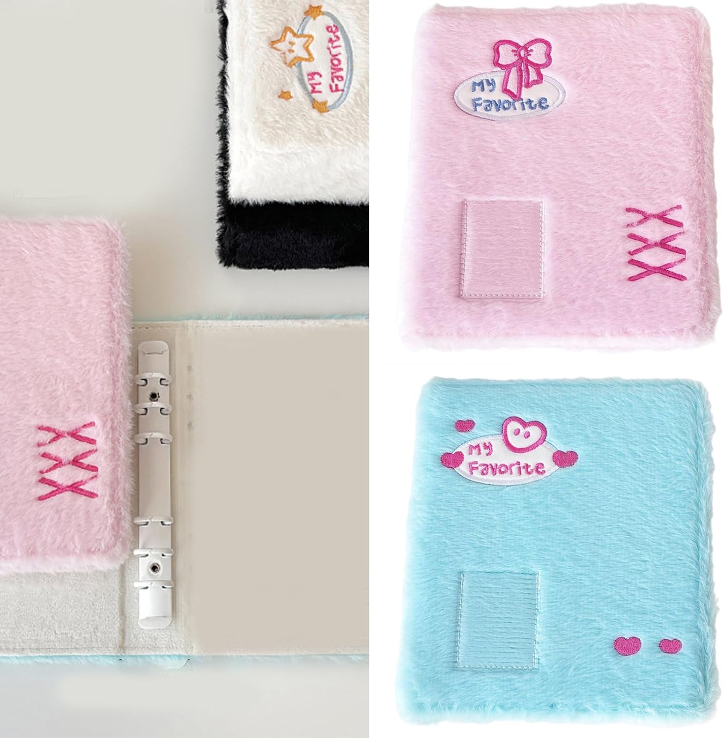Plush Korean Popular Photocard Binder Covers Plush Card Collector Album Photo Album Korean Popular Photocards Holder