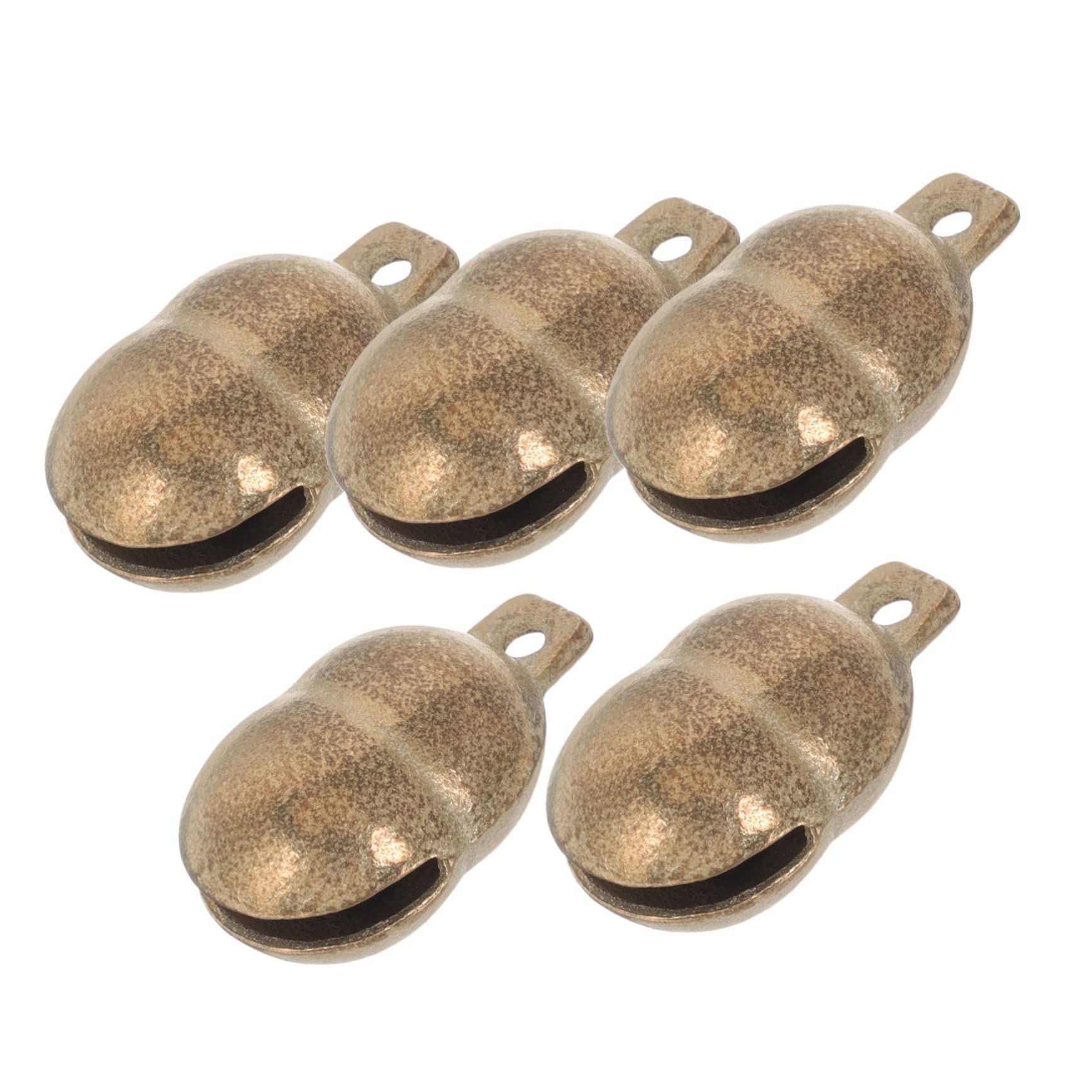 DOITOOL 5Pcs Pet Collar Charms Durable Pet Bells for Dogs and Cats DIY Charm Pendants for Necklaces Sound Versatile Accessories for Pet Lovers for Bags and Luggage