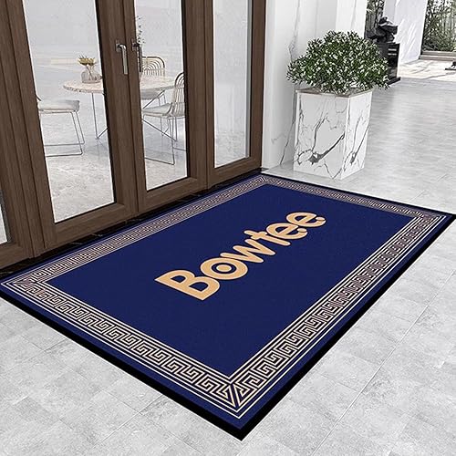 Tapete comercial personalizado, tapete de entrada de texto con logotipo, tapete de bienvenida de grado comercial, tapete antideslizante para el