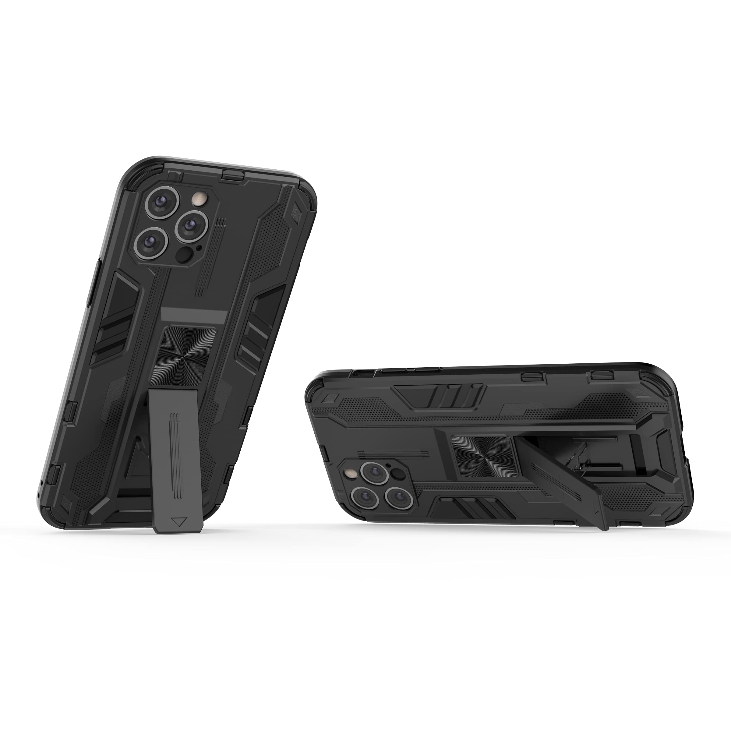 SORAKA Custodia per iPhone 12 Pro Max con supporto ad anello e piastra