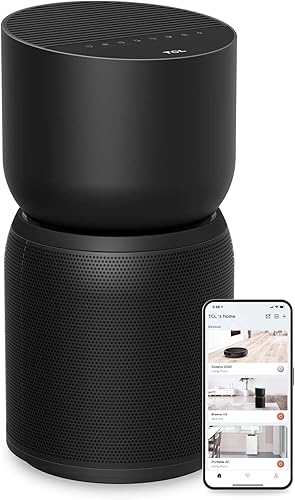 Miniatura 1 de TCL Breeva - Purificador de aire inteligente A3 con limpieza de 5 etapas, True HEPA (H13), elimina el 99.97% del polvo, bacteriasolores y más,