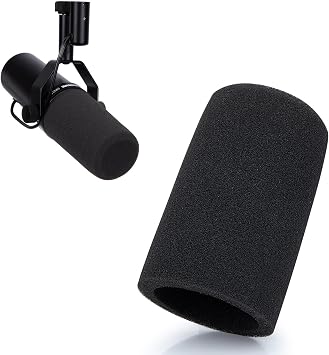 SUNMON Mic Cover for Shure SM7B, Microphone Cover Foam for Shure SM7dB