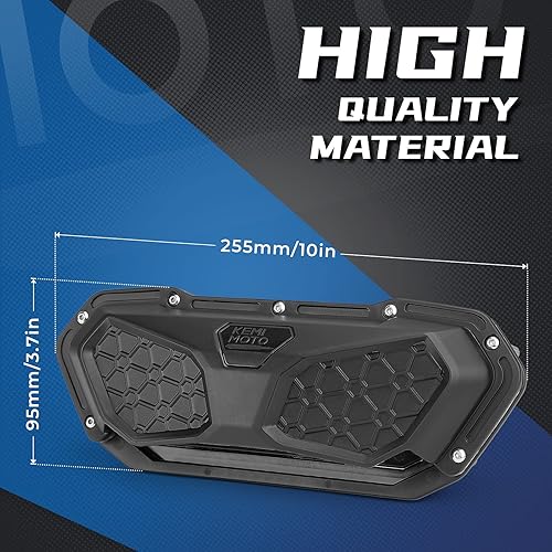 Miniatura 6 de KEMIMOTO Respiraderos para parabrisas UTV, 2 rejillas de ventilación universales para parabrisas de policarbonato, compatible con Can-Am Maverick