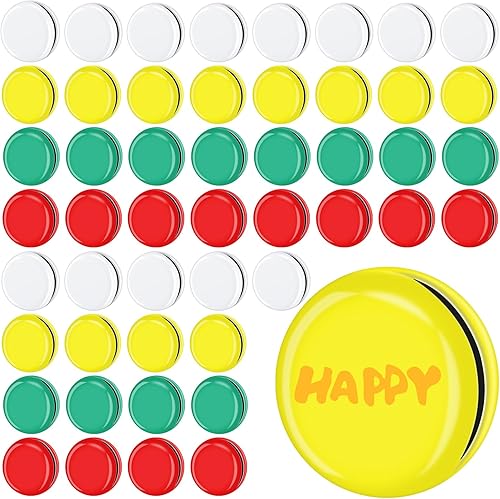 Lenwen 50 piezas de Yoyos Rainbow Yoyos para principiantes de metal con diseños coloridos para adultos, regalos de fiesta de cumpleaños, rellenos de