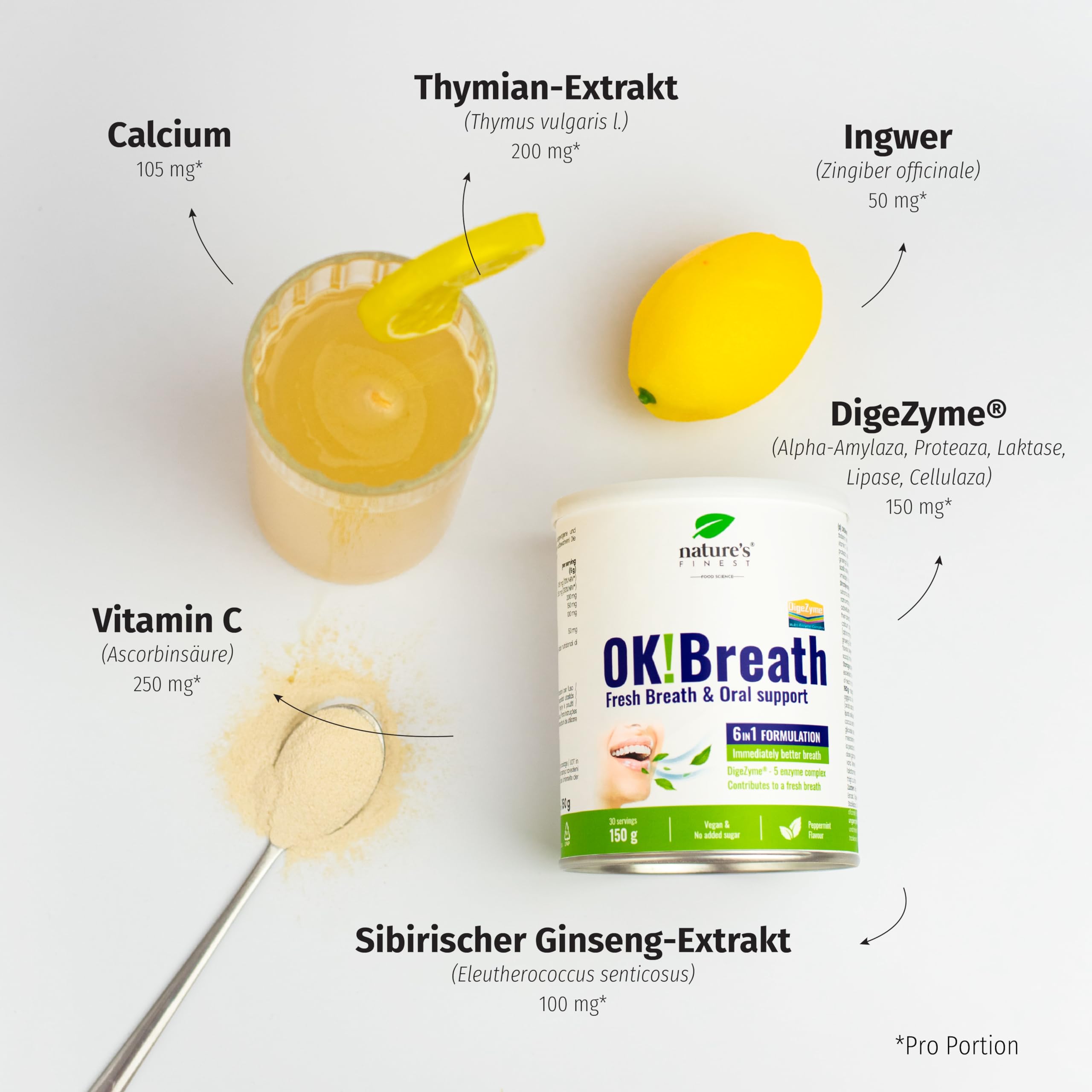 Nature's Finest OK!Breath, Trinkpulver 300 g (2er Pack)