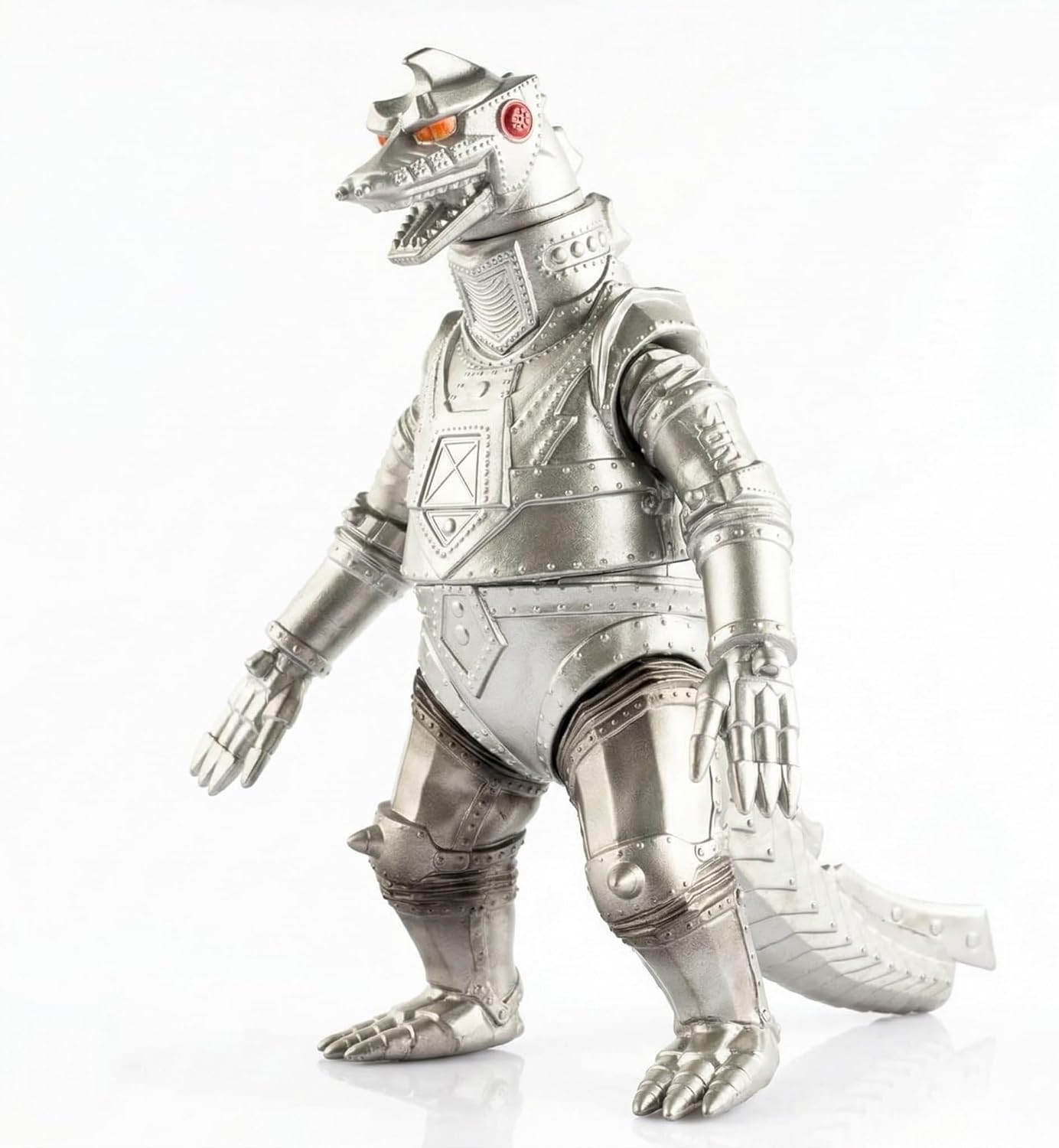 JAYKENIXO NEW Mecha Dragon Monster Action Figure 7 Inch – Movable Joints, Robot Kaiju Creature Toy with Carry Bag for Kids Play, Display & Gift