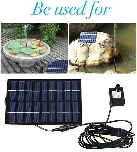 Miniatura 3 de Winterworm Bomba sumergible de la fuente del jardín de la bomba de agua de la energía solar de 1,8 vatios