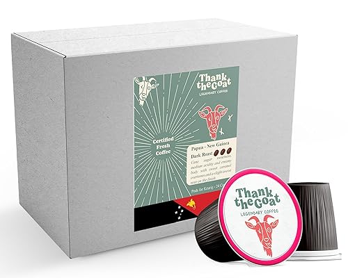 Miniatura 12 de Thank the Goat Gourmet - Cápsulas de café recién tostadas, tostado oscuro, compatibles con cafeteras Keurig 2.0 K-Cup, de Huila, Colombia, 24