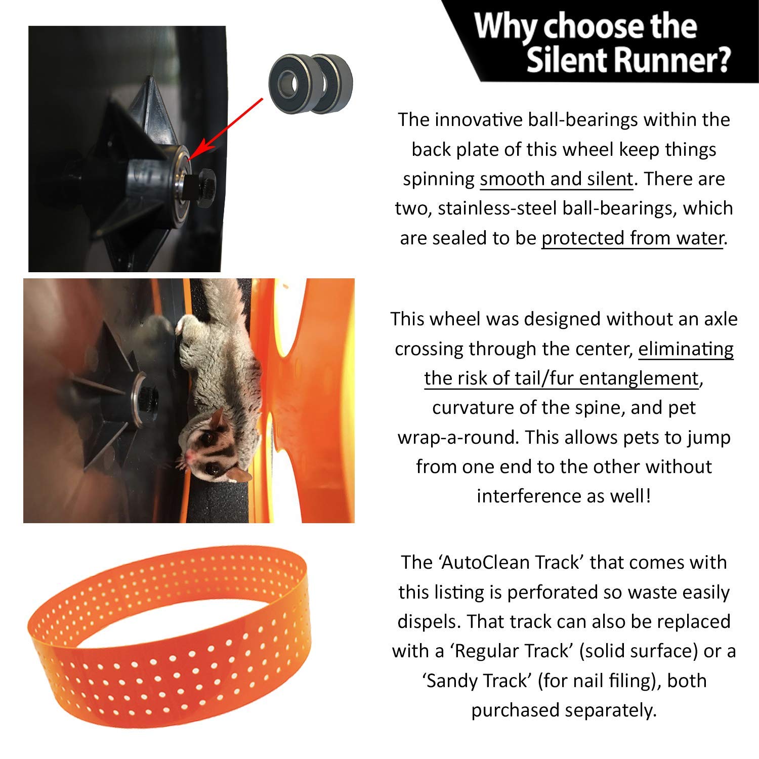 Silent Runner 12" with Autoclean Sugar Glider Wheel Buy Online in