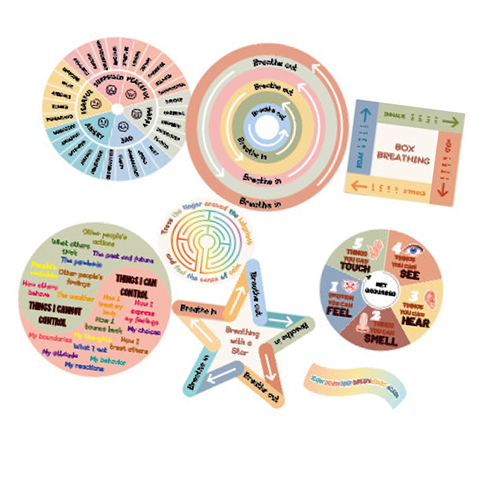 Sensory Anxieties Sticker Calming Aesthetic Soothing for Laptop