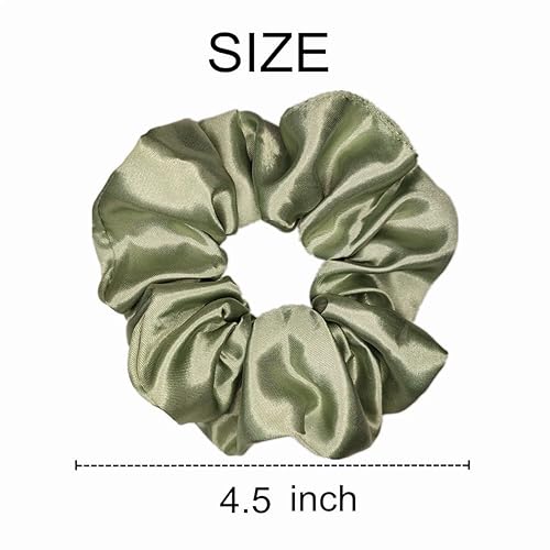 Miniatura 7 de 12 coleteros de seda satinada para el cabello, bandas suaves para el cabello, cuerdas para el cabello, pulseras elásticas para el cabello,
