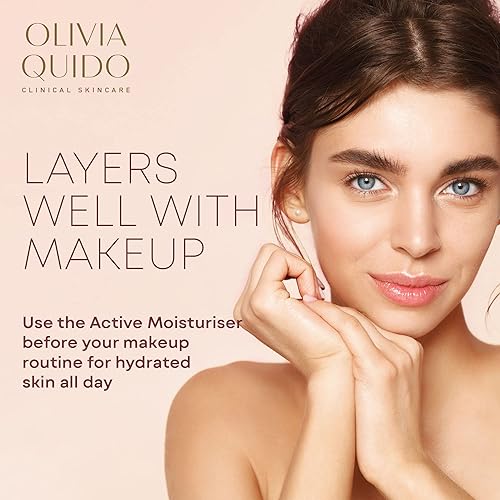Miniatura 6 de OLIVIA QUIDO Clinical Skincare Active Moisturizer 1.7oz, producto de cuidado facial de la piel para mujeres y hombres, producto de cuidado personal