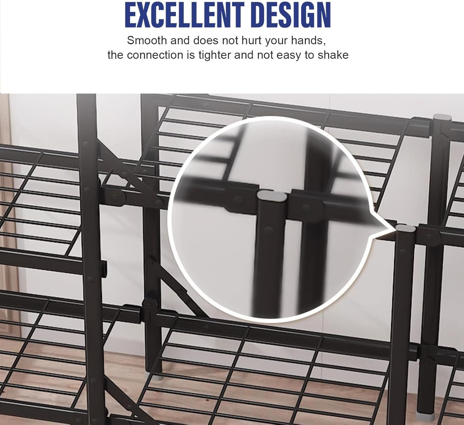 Foldable Closet | Freestanding Wardrobe Storage Rack with Fabric Cover | Portable Closet, Metal Clothing Rack for Organizing Clothes, Max Load 1102 LBS