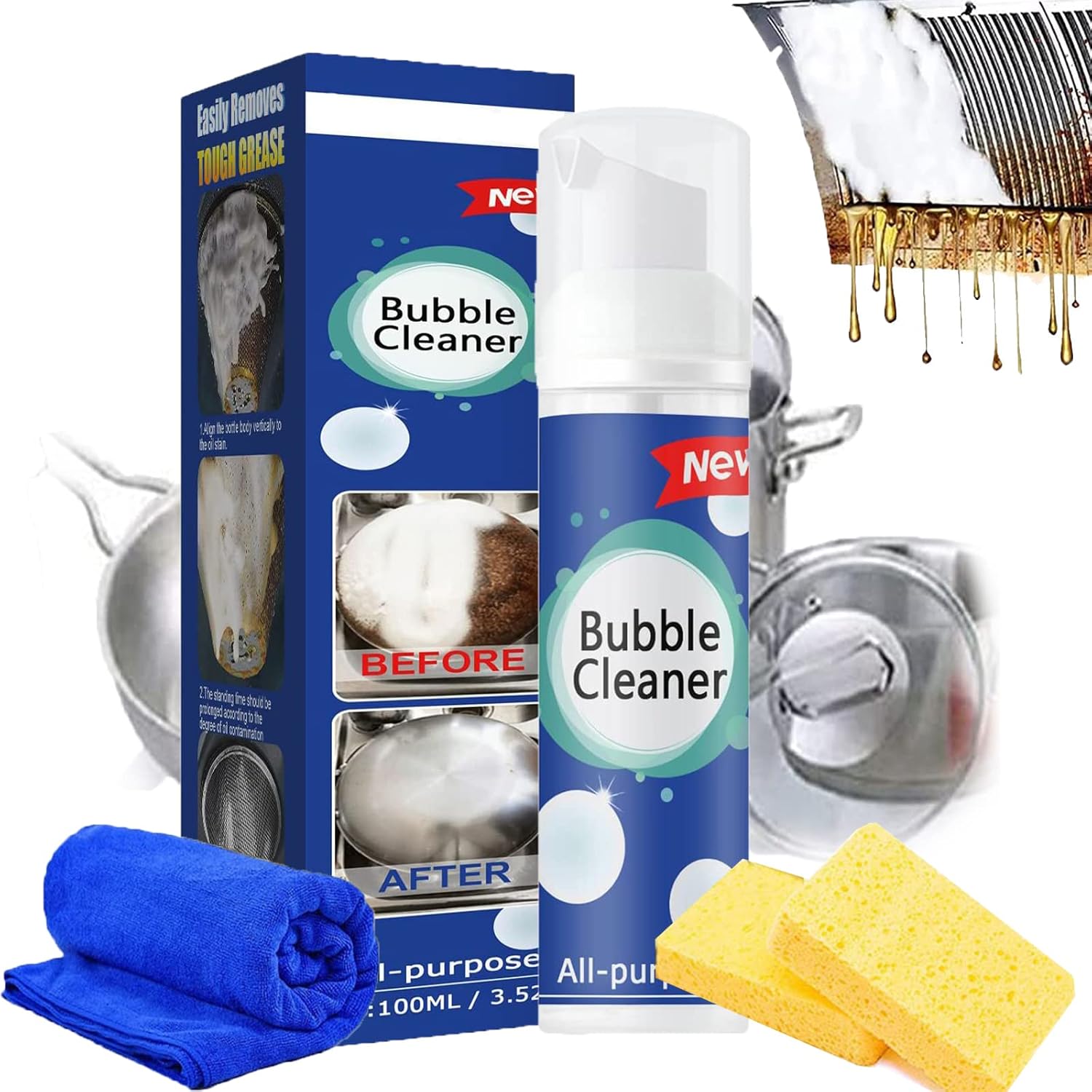 DENGWANG IVILA Bubble Cleaner, Bubble Cleaner Foam, All