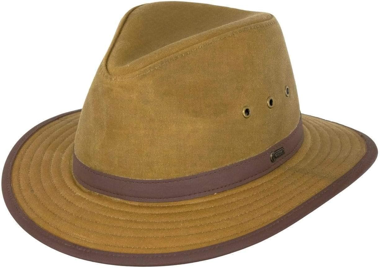 Unisex 1462 Madison River Sun-Protective Waterproof Crushable Cotton Oilskin Hat