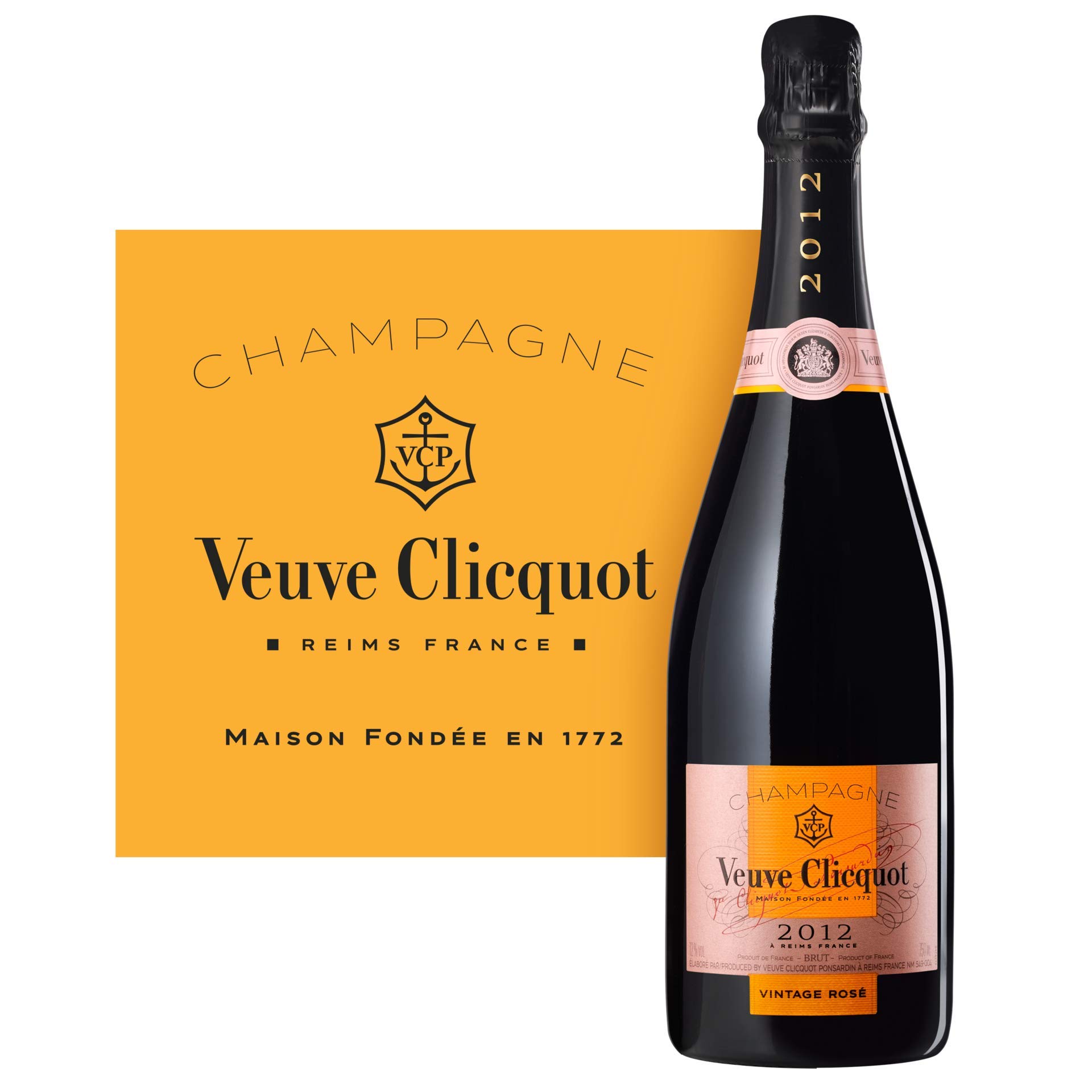Veuve Clicquot VINTAGE ROSÉ 12% Volume 0,75l in Geschenkbox Roséchampagner
