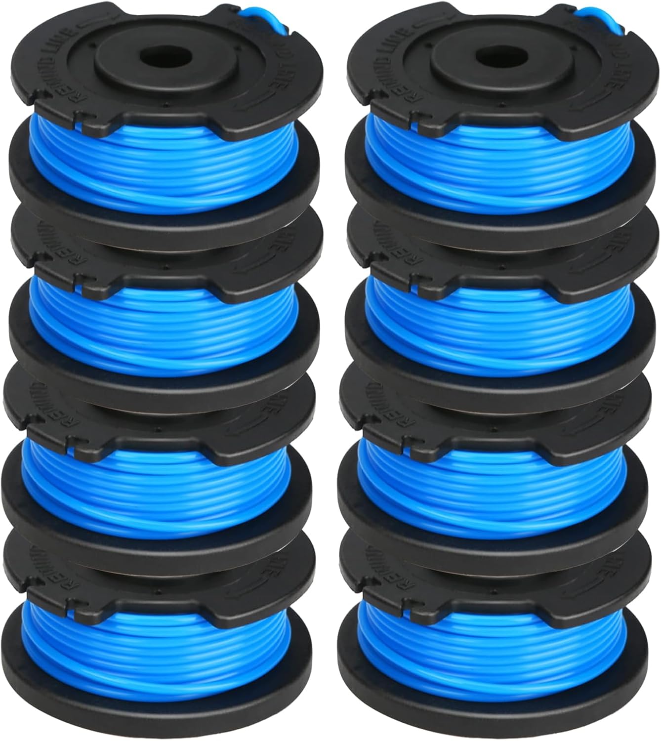 88524 Replacement Spool Compatible with Toro 51484 51486 51487 88506 String Trimmer,Spool 0.065" 16ft Single Line and 125-8252 Cap Covers Parts -8Pack