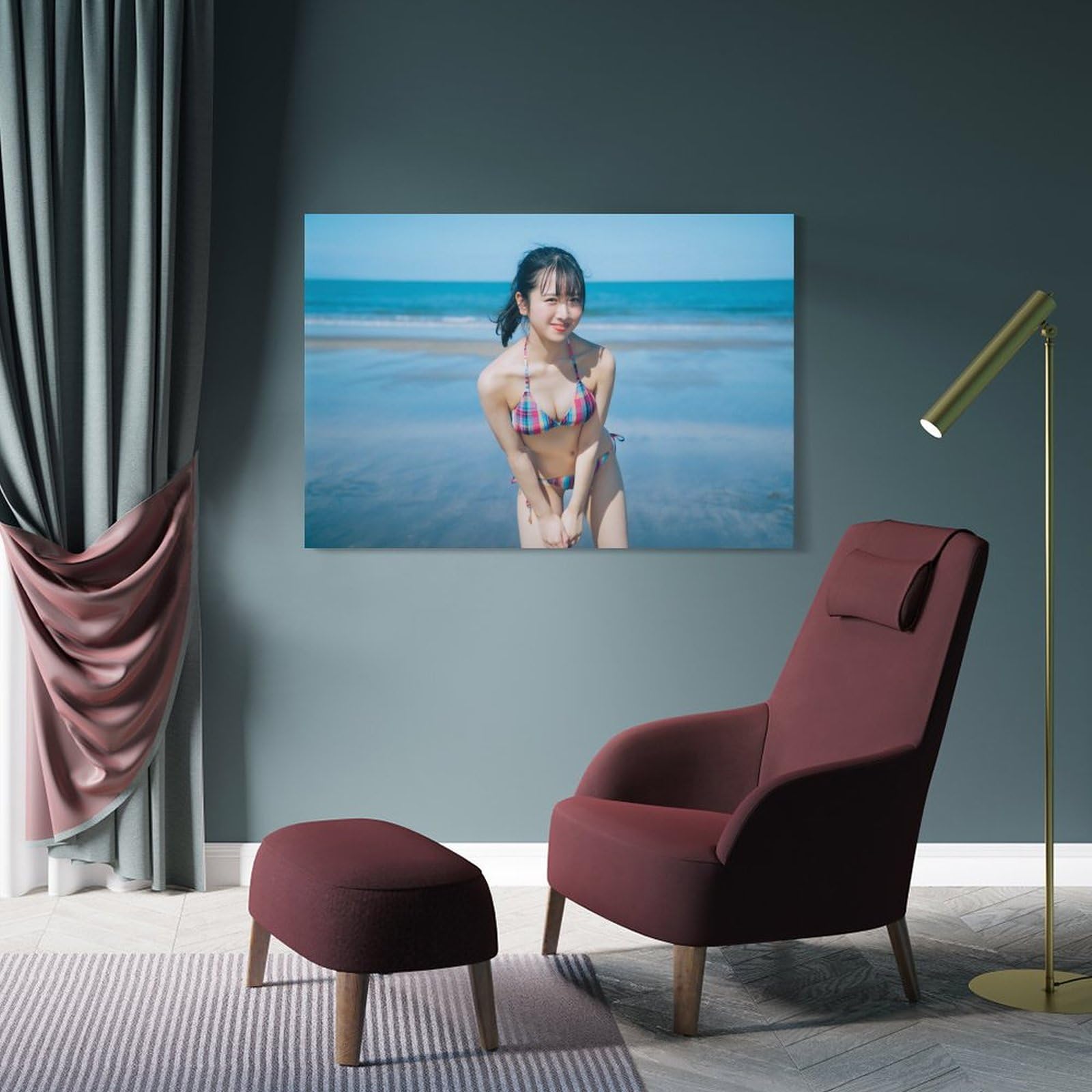 Amazon.co.jp: 上村ひなの(日向坂46)最新グラビア水着画像写真ポスター