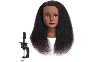 Professional Hair Styling Training Head For Manikins Female Mannequin Cosmetology Head With Clamp