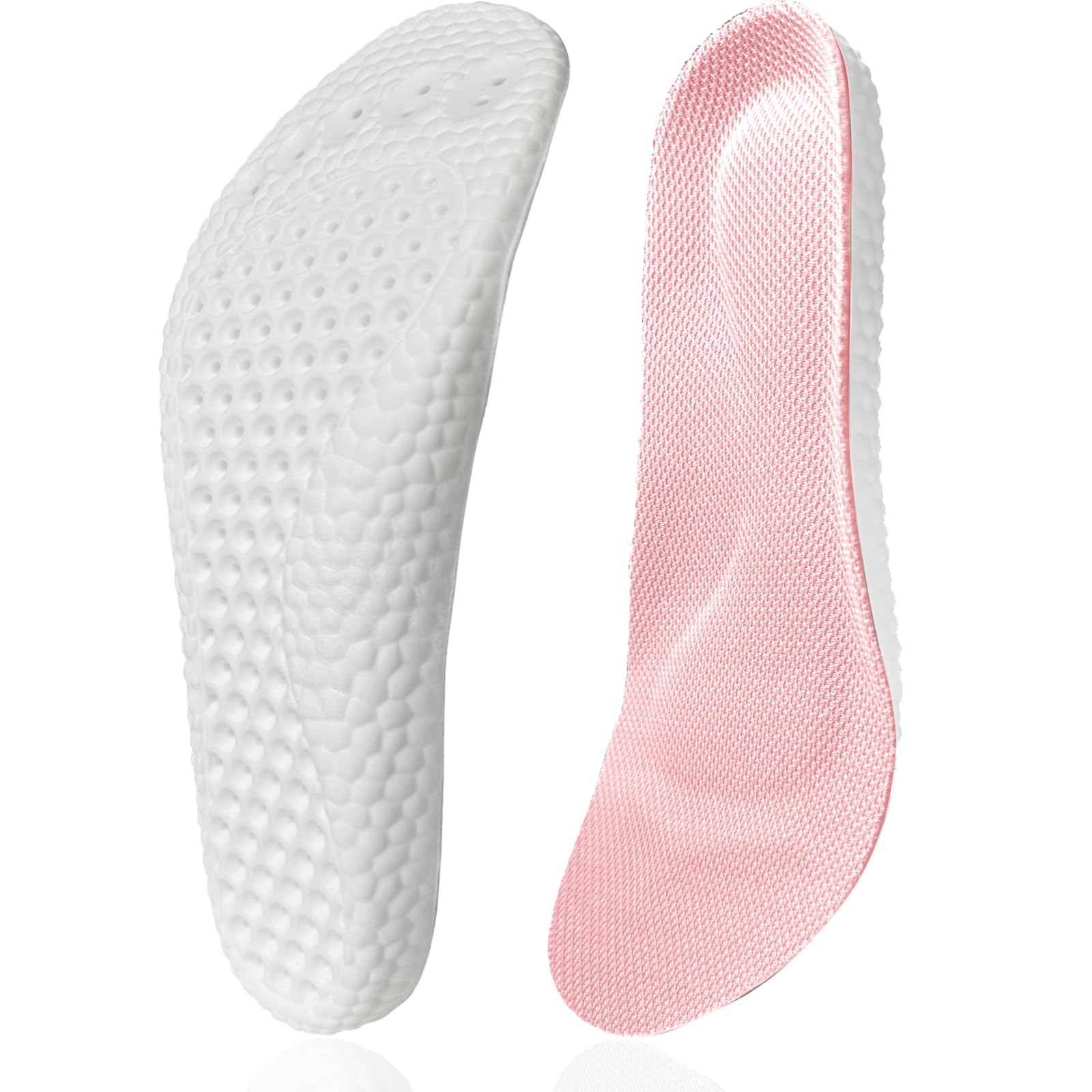 Memory Schaum Einlegesohlen mit Arch Support für Damen und Herren, Komfort Massage Einlegesohlen, Ersatz-Schuheinlagen für Turnschuhe, Turnschuhe, Arbeitsstiefel