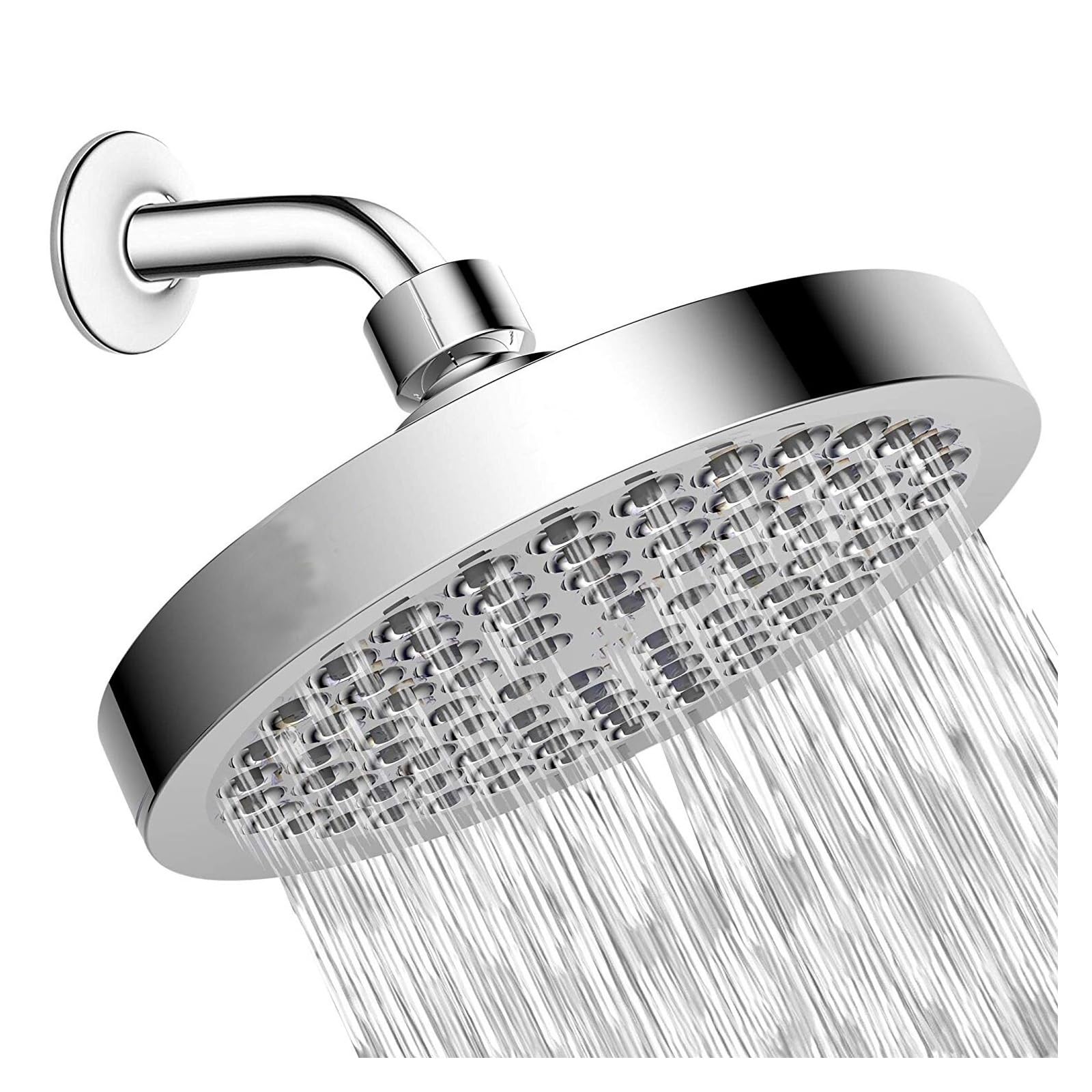 Pommeau de douche rond 6 pouces pour une salle de bain relaxante