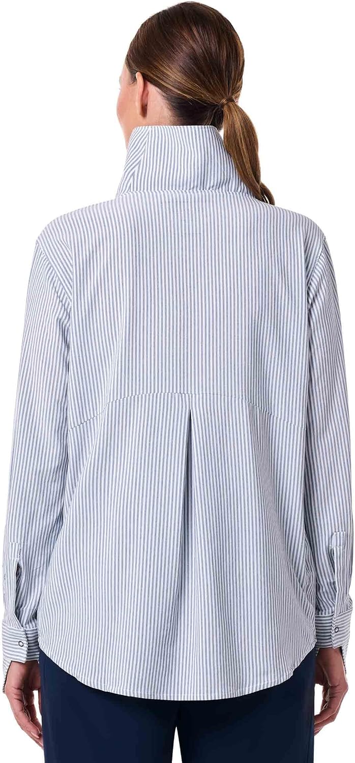 Coolibar Women's Funnel Neck Long Sleeve Top - UPF 50+ Sun Protection - Catona